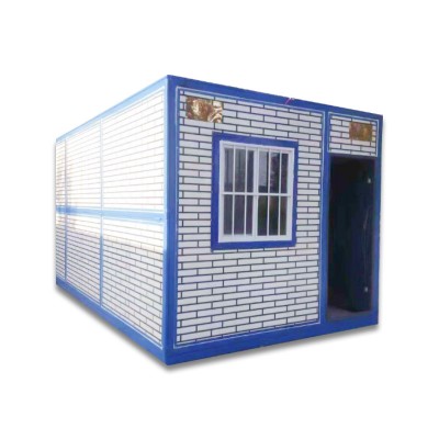 mobile building steel container cheap ready made house with modular toilets