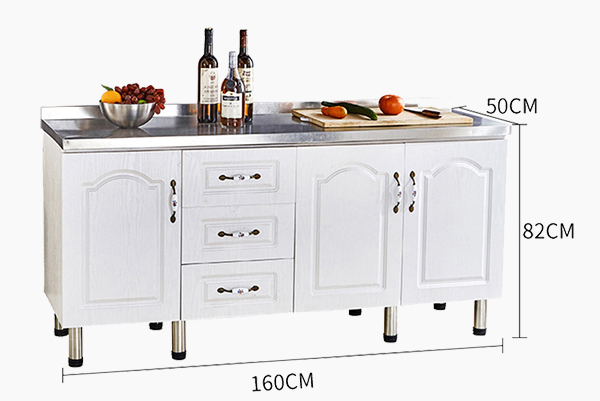 1.6m kitchen bench with no sink1